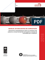 UNODC - Manual de Encuestas de Corrupción PDF
