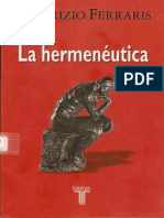 Maurizio Ferraris La Hermeneutica.pdf