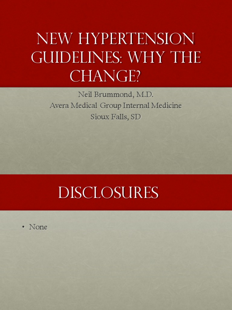 New Hypertension Guidelines PDF PDF Hypertension Cardiovascular