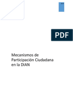 Mecanismos de Participacion Ciudadana 2018