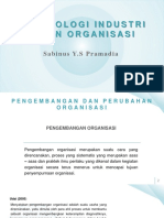 Pengembangan Dan Perubahan Organisasi