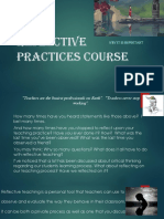 Reflective Practices Course