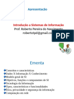 Apresentao Introduo SI PDF