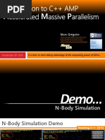 Introduction To C++ AMP Ccelerated Assive Arallelism: Marc Grégoire