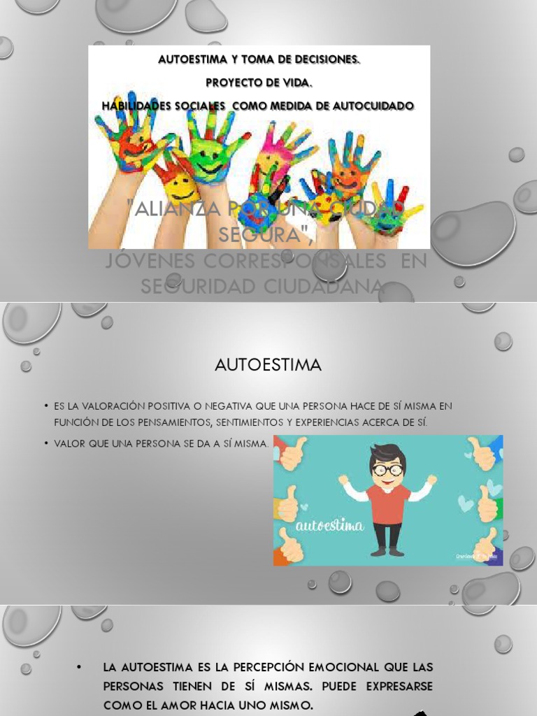 Actividades para Fomentar la Autoestima | PDF | Toma de decisiones ...