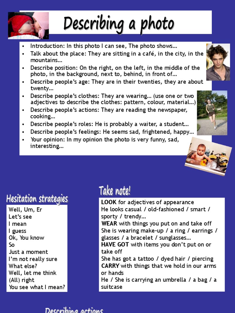 Photo Description Guide | PDF | Clothing | Fashion