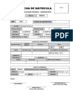 Ficha de Matrícula