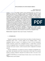 Artigo, Decadência Romana Ou Antiguidade Tardia