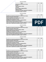 LISTA DE COTEJOS Evaluación de Comprensión Lectora