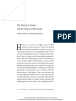 Daston_The History of Science and the History of Knowledge