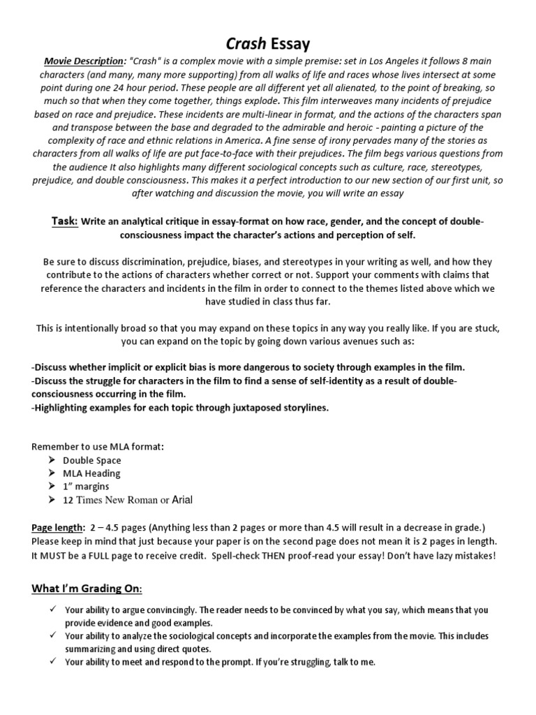 Crash movie theme image