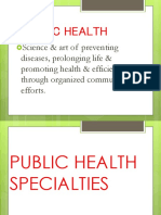 Public Health SpecialistpptBSN2B