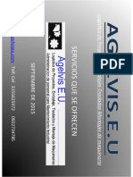 Presentacion Agelvis E.U. (SEP 2015) PDF