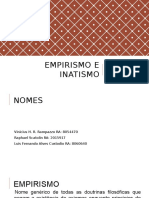 Empirismo vs Inatismo