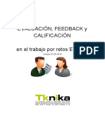 Evaluación, Feedback y Calificación en El Trabajo Por Retos ETHAZI PDF