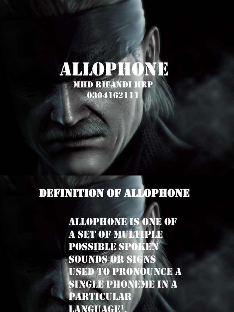 Understanding Allophones in Phonology | PDF | Phonology | English Language