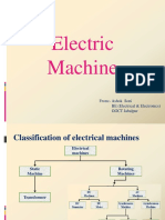 Electric Machine: From:-Ashok Soni BE (Electrical & Electronics) GGCT Jabalpur
