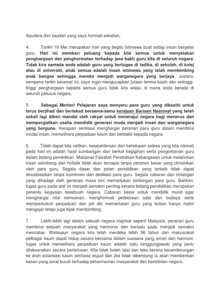 Bahan Ucapan Hari Guru Pdf