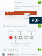 Record A Presentation: Use The Camtasia Add-In To Record Your Presentations. Start by Going To The Add-Ins Tab