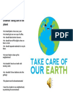 Take Care of The Planet