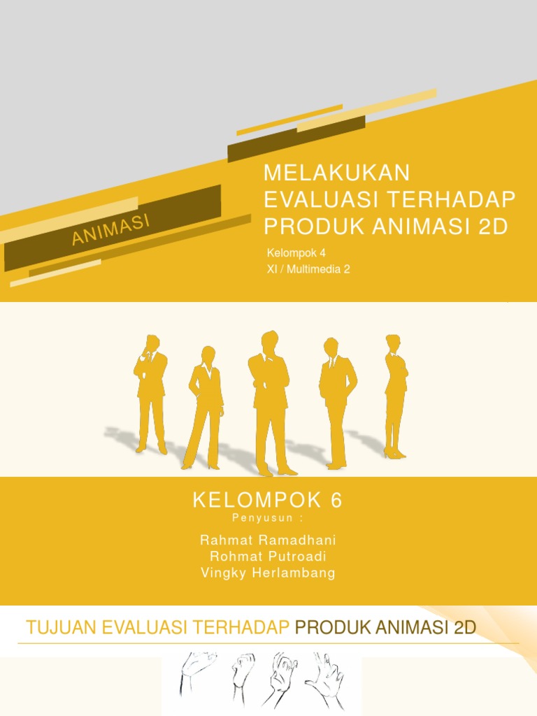 Melakukan Evaluasi Terhadap Produk Animasi  2D 