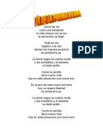 Poesía de La Primavera