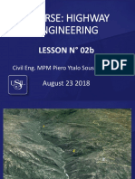 Course: Highway Engineering: Lesson #02B