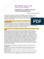 Errores comunes en la formulación de un plan de investigación