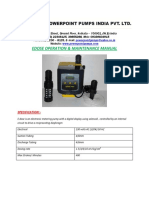 Edose Operation & Maintenance Manual