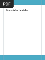 MATERIALES DENTALES.docx  Odontología  Dentadura postiza