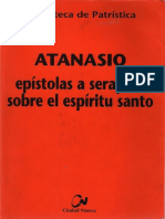 ATANASIO DE ALEJANDRÍA - Epístolas A Serapión Sobre El Espiritu Santo. Editorial Ciudad Nueva - Madrid. 2007 PDF
