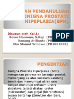 Laporan Pendahuluan Benigna Prostati Hipeplasia (BPH) : Disusun Oleh Kel.1