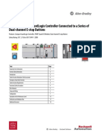 Safety Function: Guardlogix Controller Connected To A Series of Dual-Channel E-Stop Buttons