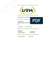 CIR II-Reporte - P6 - Circuitos de Filtro Pasa Alto RL