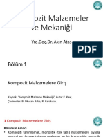 Bölüm 1 Kompozit Malzemelere Giriş PDF