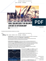 Cable Balanceado y No Balanceado - ¿En Qué Se Diferencian - T.blog PDF