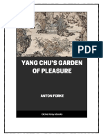 Garden of Pleasure-Yang Chu