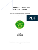 Makalah Masyarakat Liberal Dan Akhlak Karimah