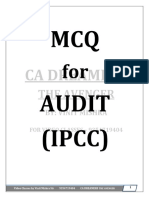 IPCC Audit MCQs by Vinit Mishra Sir PDF