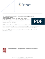 The Residency Decision of Elderly Indonesians: A Nested Logit Analysis