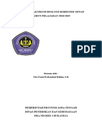 Jadwal Praktikum Biologi Semester Genap TH 2018-2019