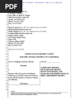 O'Callaghan v. Regents_Filed