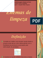 Enemas de Limpeza