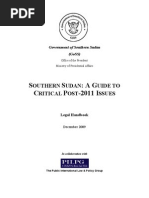 Download Southern Sudan a guide to critical post-2011 issues by Sudan North-South Border Initiative SN40343514 doc pdf