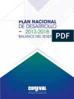 PND 2013 2018 Balance Del Sexenio