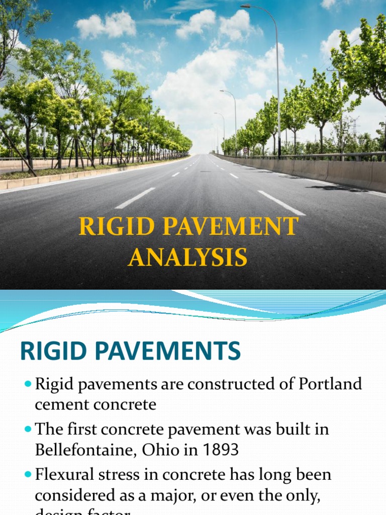 Rigid Pavement Analysis and Design | PDF | Stress (Mechanics) | Road ...