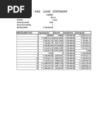 Loan and Lease Statement