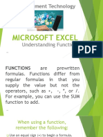 Microsoft Excel-Functions