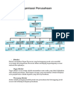 STRUKTUR ORGANISASI PERUSAHAAN