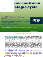 Pollution Control in Hydrologic Cycle